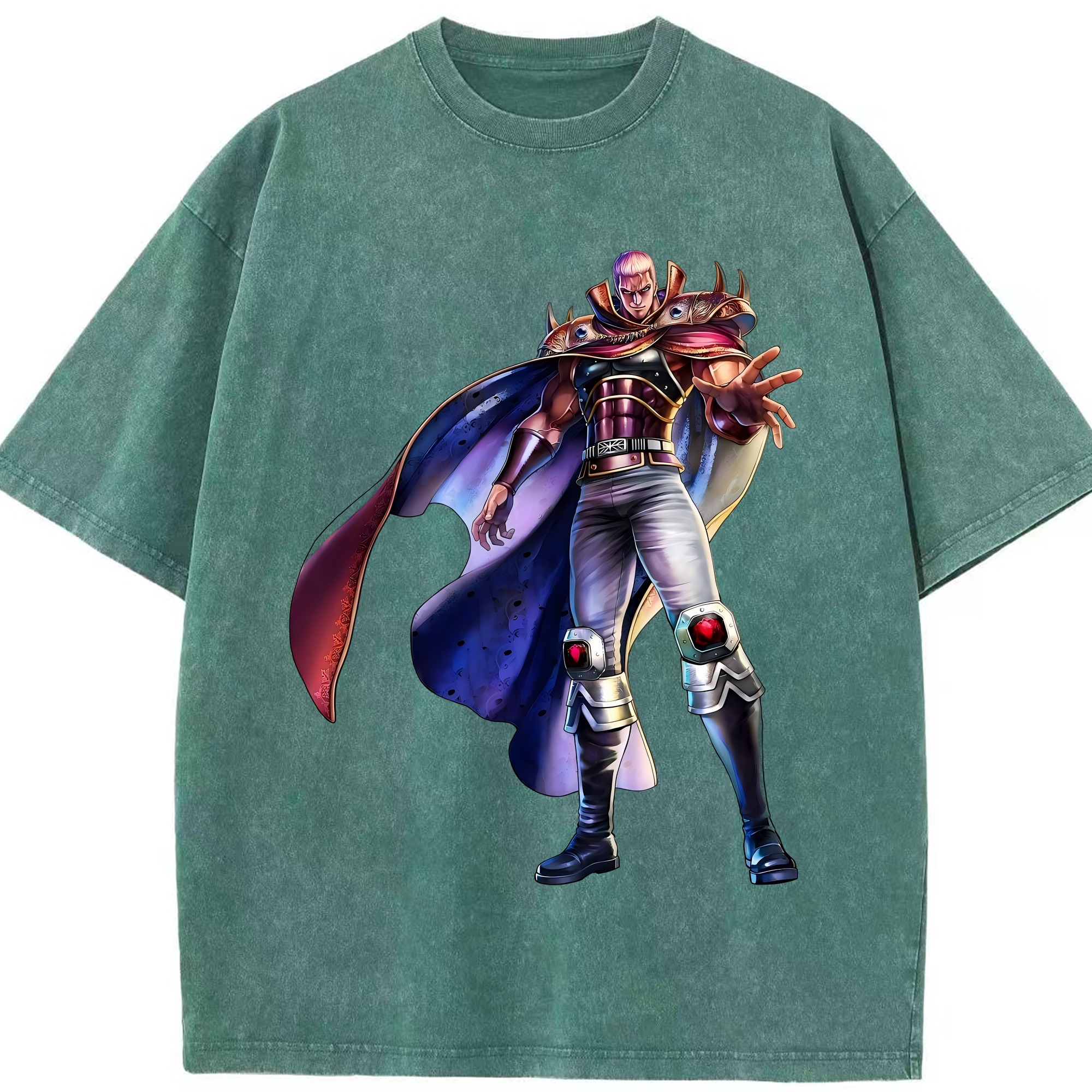 （画像用） 北斗の拳 Fist of the North Star 綿100% ヴィンテージ風 半袖Tシャツ（フロントプリント）